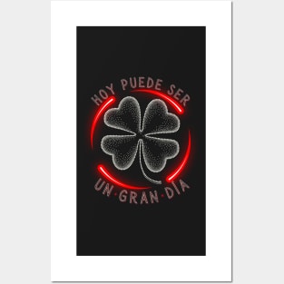 Lucky clover because today can be a great day. Posters and Art